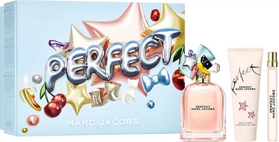 Zestaw damski Marc Jacobs Perfect Woda perfumowana 100 ml + Miniaturka Woda perfumowana 10 ml + Balsam do ciała 75 ml (3616305266682)