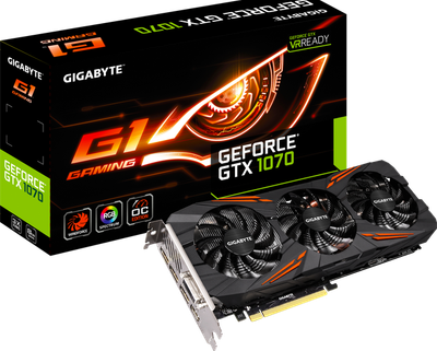 Видеокарты GeForce GTX 1070 с поддержкой VR купить в Киеве: цена