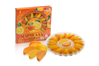 Мармелад ХКФ Лимонные и апельсиновые дольки 265г (12)