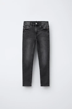 Дитячі джинси для хлопчика Zara 122 см Темно-сірі (26020701A)
