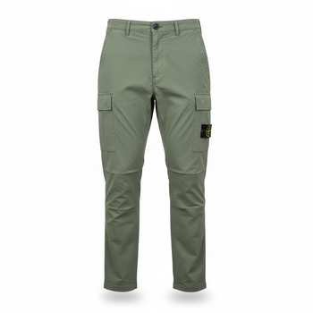 Брюки-джоггеры в стиле карго Stone Island, розмір L, хаки (SI17001.1L)