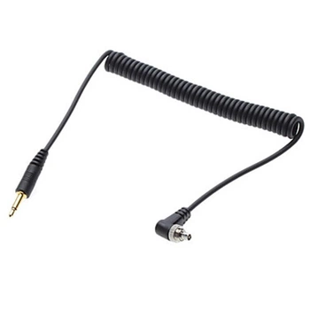 Кабель 35PC Jack 3,5mm - PC Sync c фиксирующей резьбой (длина 1 метр)