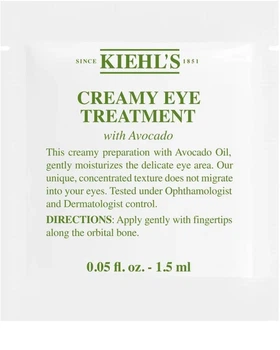Пробник крем для очей Kiehl's Creamy eye treatment 1.5 мл