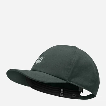Дитяча бейсболка Jack Wolfskin Baseball Cap K A65776_E0271 54-57 Зелена (4064886715799)