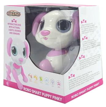 Robot Zabawka interaktywna Gear2play Szczeniak Pinky Robo SMART Różowy (5425002414962)