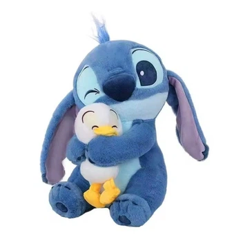 М'яка іграшка "Стіч" (Stitch) та каченя 30 см.