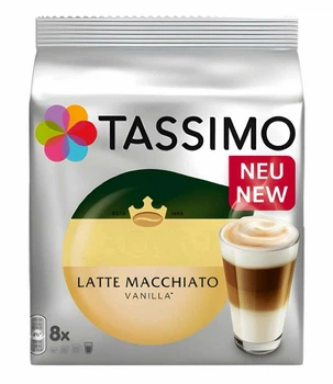 Кофе в капсулах TASSIMO Latte Macchiato Vanilla 8 порций.