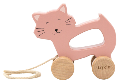 Дерев'яна іграшка на мотузці Trixie Пані Кішка (5400858362353)