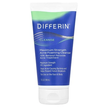 Засіб для щоденного глибокого очищення Cetaphil Differin пінка для вмивання з максимальною ефективністю 148 мл