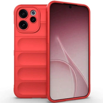 Силиконовый (TPU) чехол Deexe Terra Case для OPPO Reno 15 F - Red