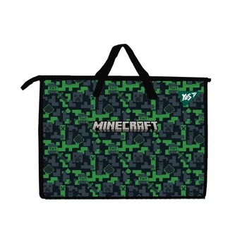 Папка-портфель YES А3 з тканинними ручками Minecraft (492281)
