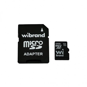 Карта пам'яті microSDXC (UHS-1 U3) Wibrand 256Gb class 10 (adapter SD) (WICDHU3/256GB-A) (19008)