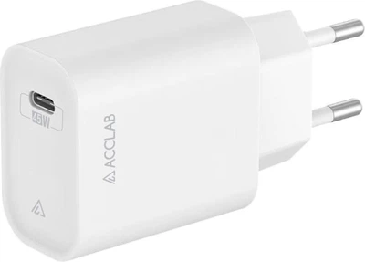 Сетевое зарядное устройство для ACCLAB 45W USB-C PD3.0 QC4.0 White (AL-TC451)