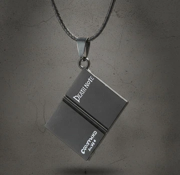 Аниме кулон Death Note чёрная подвеска книга