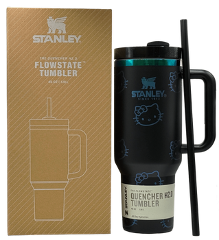 Термос термокружка Stanley Quencher H2.0 Tumbler Black 1,18 л из нержавеющей стали KT7001924