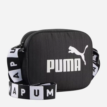 Спортивна сумка кросбоді через плече жіноча маленька Puma Base 09250801 Black (4069161281525)
