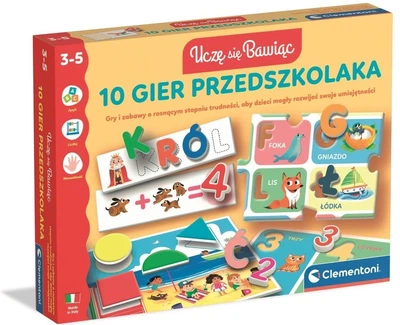 Інтерактивна гра Clementoni 10 ігор для дошкільника (50421)(8005125504213)