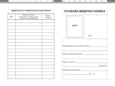 Медична книга особова А5№1-ОМК (44513)