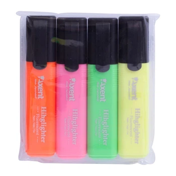 Маркер текстовий Axent Highlighter асорті 5 мм клиноподібний (2531-40-A)