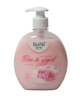 Крем-мило рідке RoNi "Rose & Yogurt" з гліцерином дозатор 450 мл (440078)