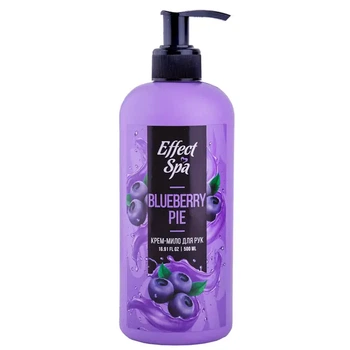 Крем-мило ніжне з дозатором Effect Spa Blueberry Pie 500мл ПЕТ пляшка (220000402)