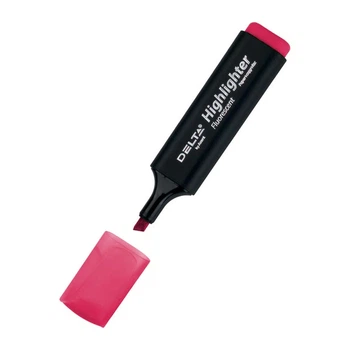 Маркер текстовий Axent by Delta Highlighter рожевий 1-5 мм клиноподібний (D2501-10)
