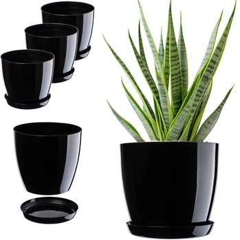 Doniczka z podstawką Kadax Agen K8131 3 szt