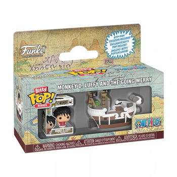 Набір Луффі та Гоінг Меррі - Funko Bitty Pop! RIDES: ONE PIECE - LUFFY & GOING MERRY