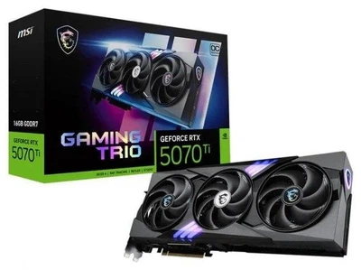 Видеокарта MSI GeForce RTX 5070 Ti GAMING TRIO OC 16GB