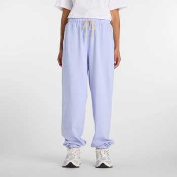 Женские сиреневые спортивные брюки New Balance Athletics French Terry Jogger 34 (XS) (WP41513DYK)