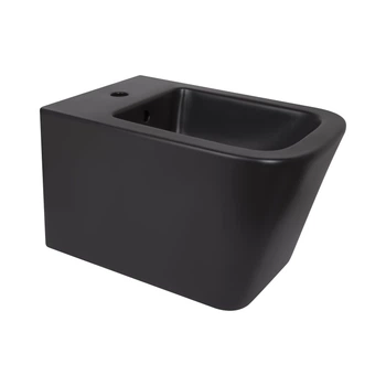 Биде подвесное Qtap Tern New 500x360x320 мм Matt Black QT17551303GMB