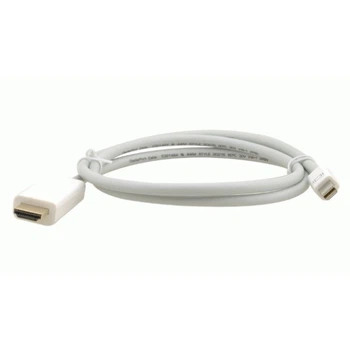 Мультимедийный кабель mini DP to HDMI, 1.8m, white