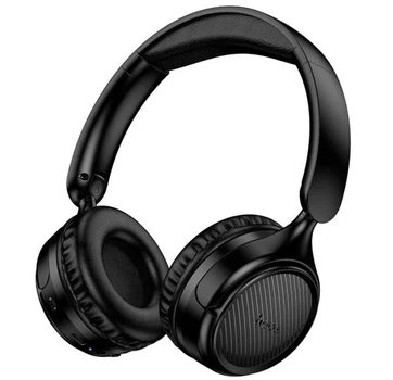 Беспроводные наушники HOCO Wave BT headphones W66, IPX4, BT5.4, AUX, 300mAh, 32h, black