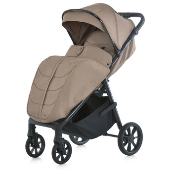 Детская коляска EL CAMINO MALTA (ME 1182 Coffe Beige) москитная сетка, дождевик, подстак., чехол