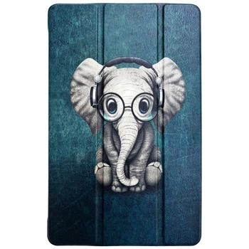 Чехол (книжка) Samsung X115 Galaxy Tab A9, BeCover Smart Case, Elephant, Рисунок - 621964
