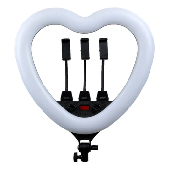 Лампа RGB MJ48 Remote Heart Style диаметр кольца 48cm температура 3200-5500К в трех основных режимах Black