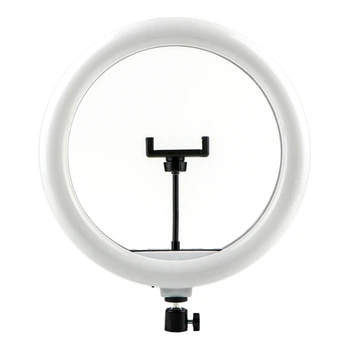 Лампа кольцевая Fill Light 30cm QX -300 3 разных режимах с цветовой температурой 3200K-5500K Black