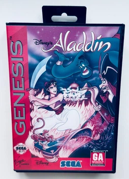 Картридж для SEGA Genesis - Aladdin, английская версия, Б/У