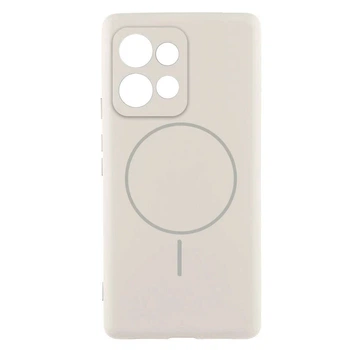 Чехол (накладка) Motorola Edge 50 Pro, Air Beats, MagSafe, Белый - 633294