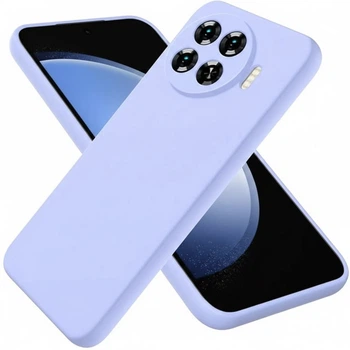 Чехол Fiji Full Soft Premium для Tecno Spark 20 Pro Plus (KJ7) противоударный бампер с микрофиброй Violet