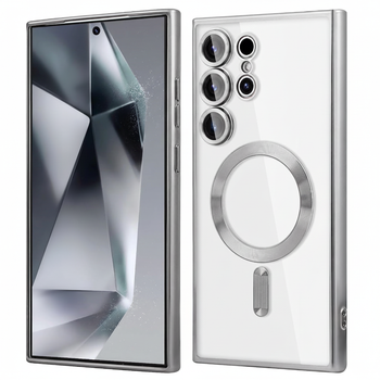 Чохол Fiji Chrome для Samsung Galaxy S25 Ultra (S938) з MagSafe та захистом камер Silver
