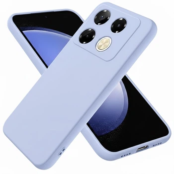 Чохол Fiji Full Soft Premium для Infinix Note 40 Pro (X6850) протиударний бампер з мікрофіброю Violet