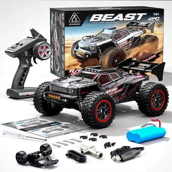 Радиоуправляемая машинка ZZL SG316 MAX 1:16 4WD 80 км/ч — скоростной RC внедорожник, дрифт машинка на пульте