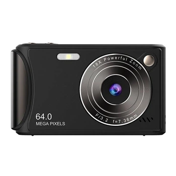 Цифрова фотокамера Q18 LCD 4K, Digital Zoom 18x, 64Mp, 4GB to 128GB TF Black