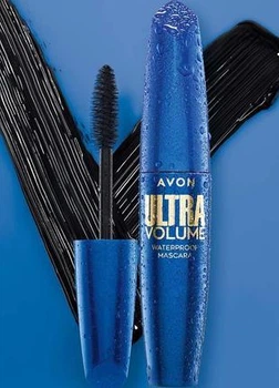 Туш водостійка для вій «УльтраОб'єм» Avon 10мл