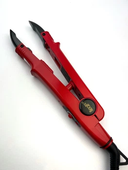 Щипцы для наращивания и капсуляции волос loof JR -611 красные