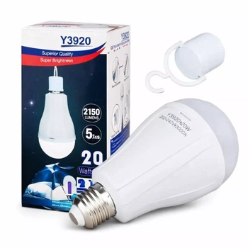 Аварійна LED-лампа з акумулятором 18650 (Emergency Bulb) Y-3920
