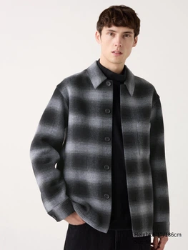 Куртка демісезонна чоловіча Uniqlo 575850004 S Сіра (1159828327)