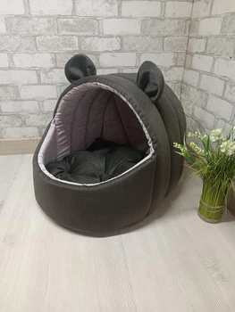 Будинок лежанка для котів та собак Animals_joy Кошик L 53*51 см (235)