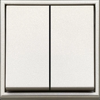 Перемикач Liregus 502809177 Modern 2 кнопки Шампанський (4770025004555)